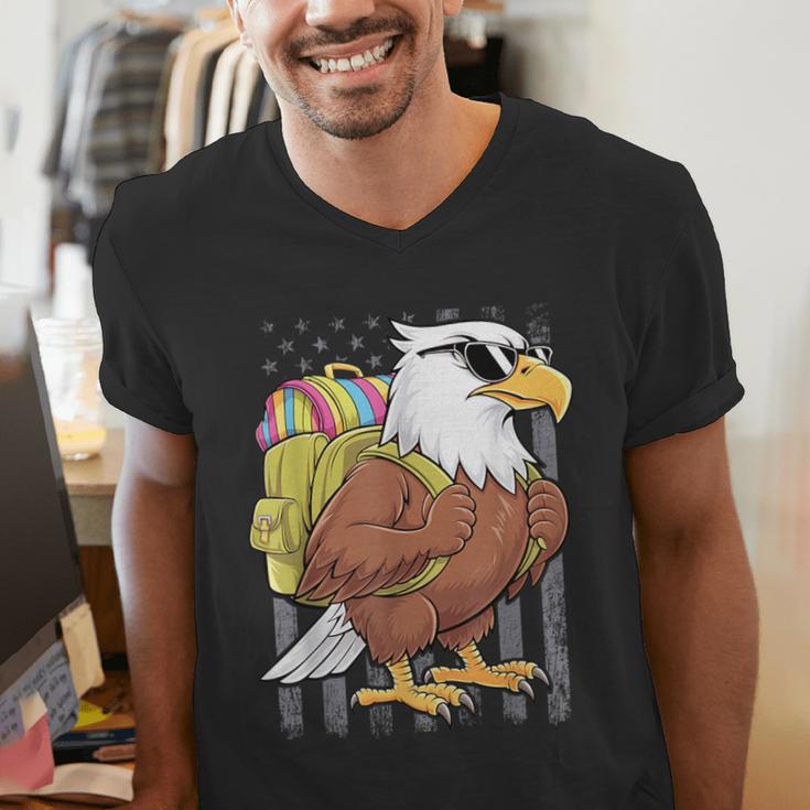 Eagle First Day Of School Teacher Back To School Eagle Men's V-Neck T-Shirt, funny gift Eagle First Day Of School Teacher Back To School Eagle Men's V-Neck T-Shirt, funny gift