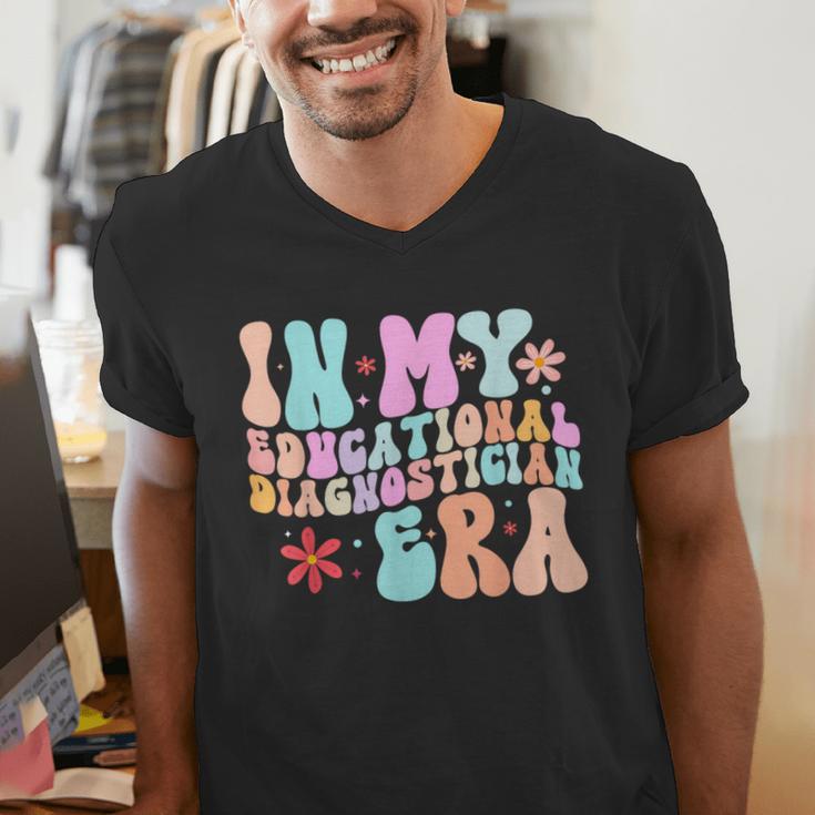 In My Educational Diagnostician Era Learning Support Teacher Men's V-Neck T-Shirt, funny gift In My Educational Diagnostician Era Learning Support Teacher Men's V-Neck T-Shirt, funny gift