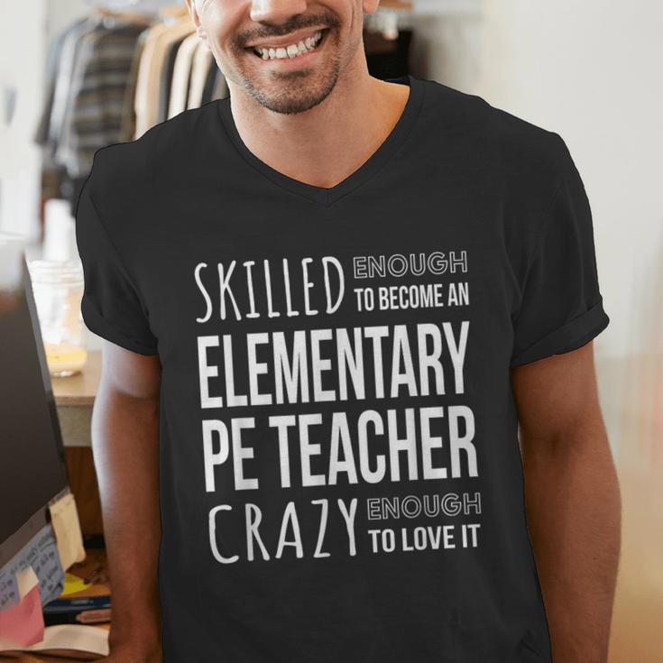 Elementary PE Teacher Tshirt Appreciation Men's V-Neck T-Shirt, Pe Teacher Shirts, funny gift
