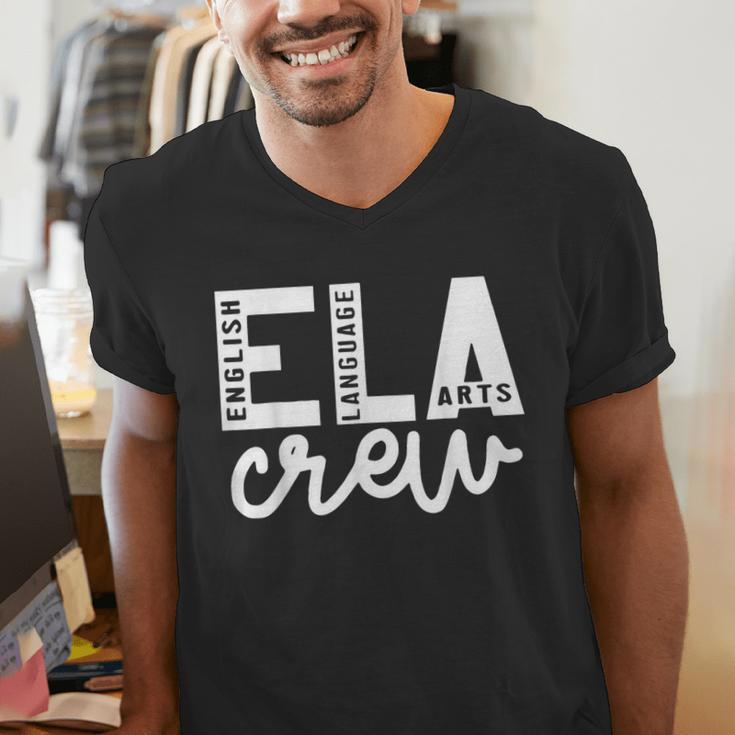 English Language Art Teacher Crew ELA Squad English Teacher Men's V-Neck T-Shirt, English Teacher Shirts, funny gift English Language Art Teacher Crew ELA Squad English Teacher Men's V-Neck T-Shirt, English Teacher Shirts, funny gift