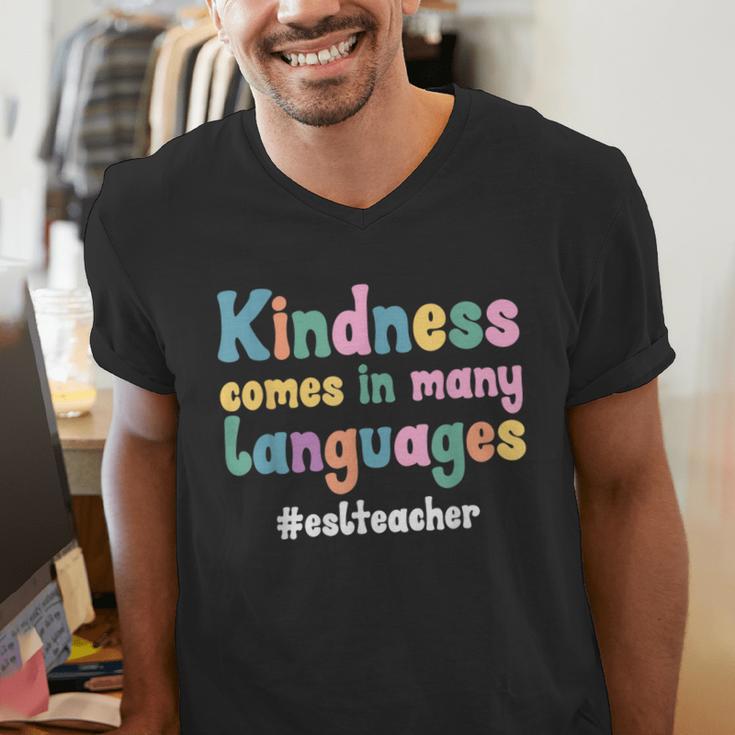 ESL Teacher English As A Second Language Teacher Men's V-Neck T-Shirt, Esl Teacher Shirts, English Teacher Shirts, funny gift ESL Teacher English As A Second Language Teacher Men's V-Neck T-Shirt, Esl Teacher Shirts, English Teacher Shirts, funny gift