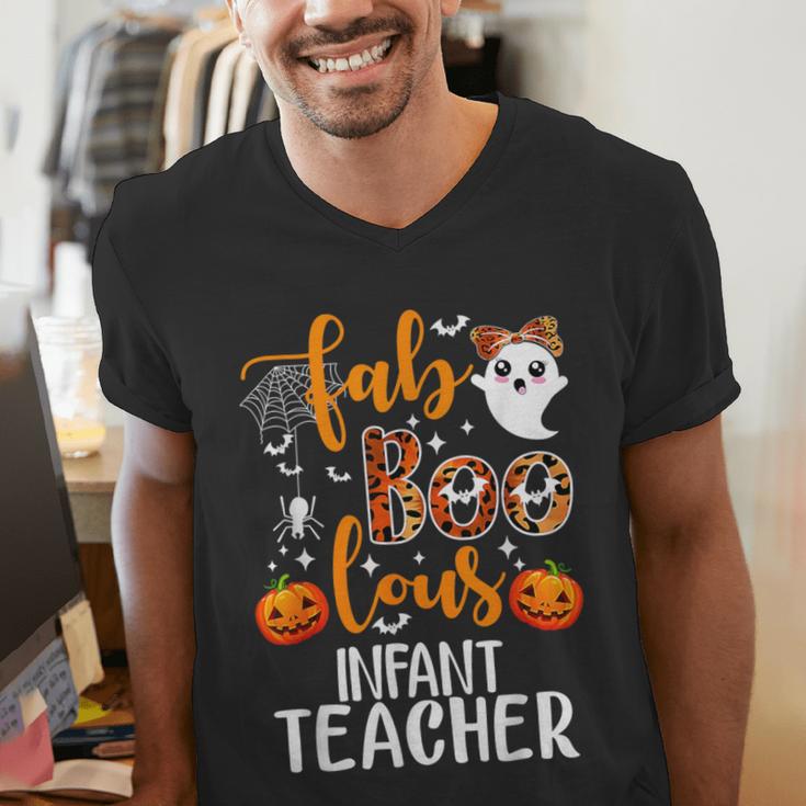 Faboolous INFANT Teacher Halloween Men's V-Neck T-Shirt, funny gift