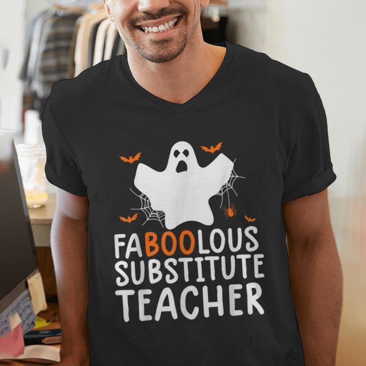 Faboolous Substitute Teacher Halloween Costume Men's V-Neck T-Shirt, funny gift Faboolous Substitute Teacher Halloween Costume Men's V-Neck T-Shirt, funny gift