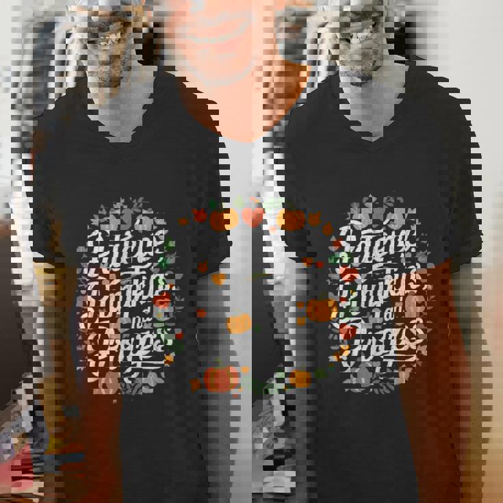 Fall Special Education Teacher Pumpkin Autumn Halloween Men&#x27;s V-Neck T-Shirt, funny gift