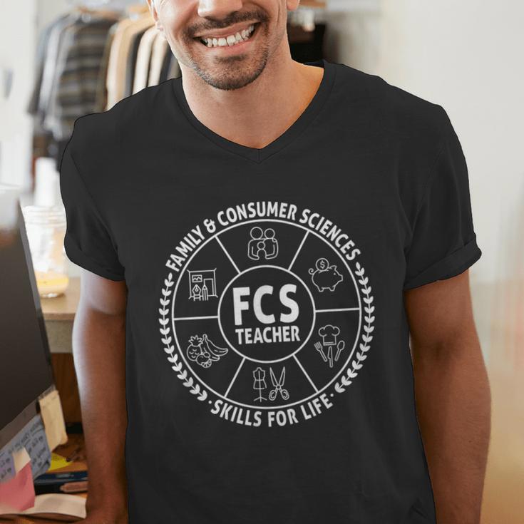 Family And Consumer Sciences FACS FCS Teacher Men's V-Neck T-Shirt, funny gift