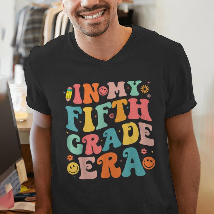In My Fifth Grade Era 5th Grade Teacher Back To School Men's V-Neck T-Shirt, funny gift In My Fifth Grade Era 5th Grade Teacher Back To School Men's V-Neck T-Shirt, funny gift