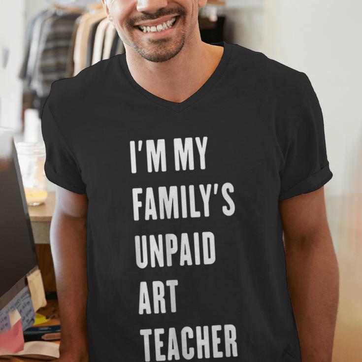 Funny Art Teacher Men's V-Neck T-Shirt, funny gift Funny Art Teacher Men's V-Neck T-Shirt, funny gift