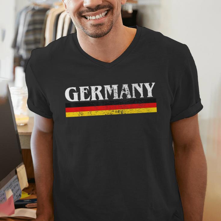 Germany Vintage Men's V-Neck T-Shirt, funny gift