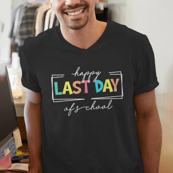 Happy Last Day Of School Shirt Men Women Teacher Student Men's V-Neck T-Shirt, funny gift Happy Last Day Of School Shirt Men Women Teacher Student Men's V-Neck T-Shirt, funny gift