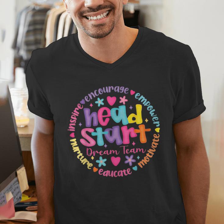 Head Start Dream Team Squad Teacher Headstart Back To School Men's V-Neck T-Shirt, funny gift Head Start Dream Team Squad Teacher Headstart Back To School Men's V-Neck T-Shirt, funny gift