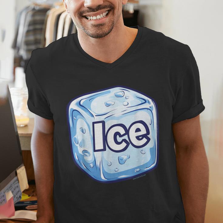 Ice Halloween Pun Costume Easy Lazy Team Group Teacher Men's V-Neck T-Shirt, funny gift Ice Halloween Pun Costume Easy Lazy Team Group Teacher Men's V-Neck T-Shirt, funny gift