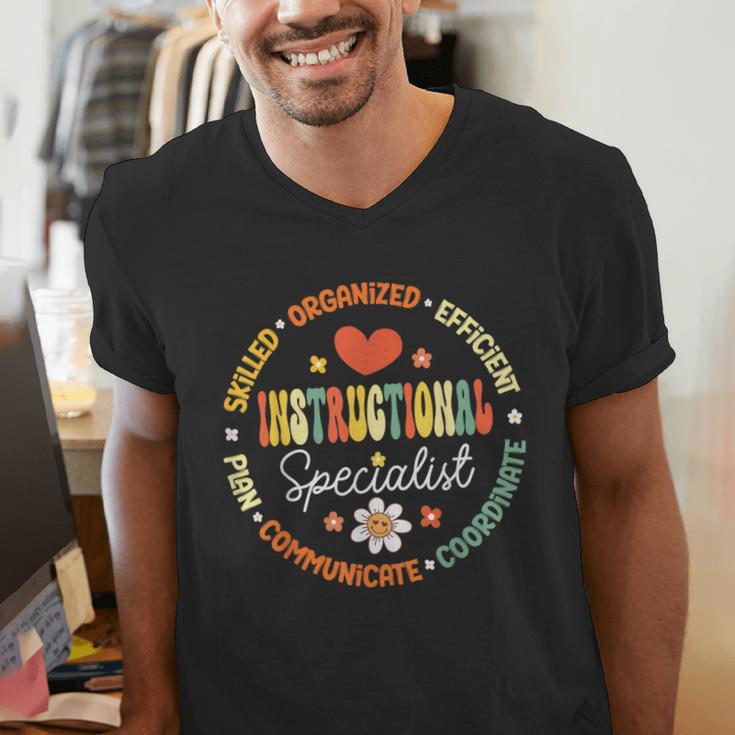 Instructional Specialist School Cute Academic Teacher Men's V-Neck T-Shirt, funny gift Instructional Specialist School Cute Academic Teacher Men's V-Neck T-Shirt, funny gift