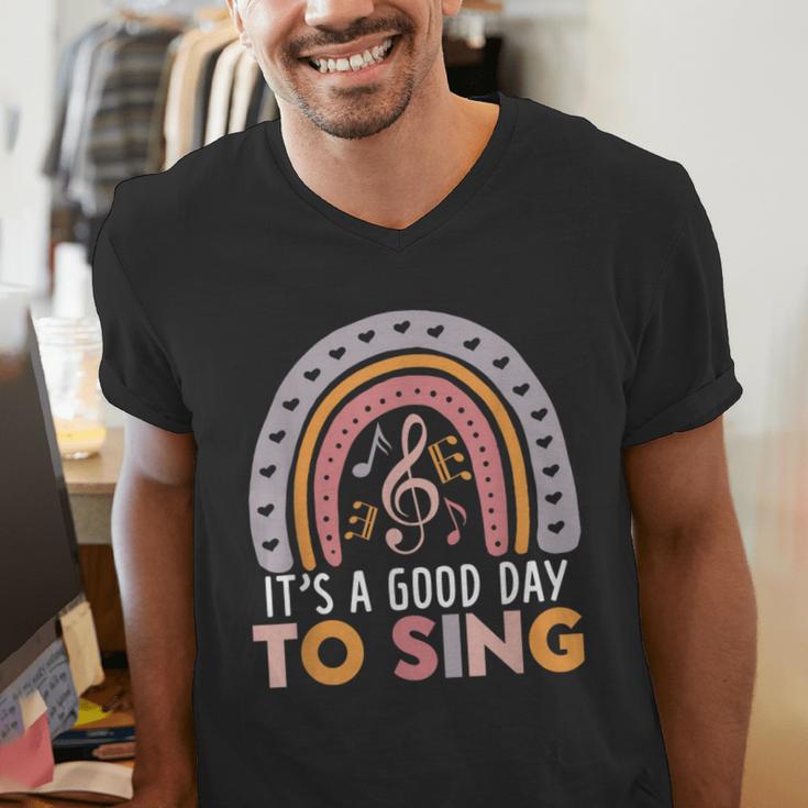 It's A Good Day To Sing Back To School Music Teacher Men's V-Neck T-Shirt, funny gift It's A Good Day To Sing Back To School Music Teacher Men's V-Neck T-Shirt, funny gift