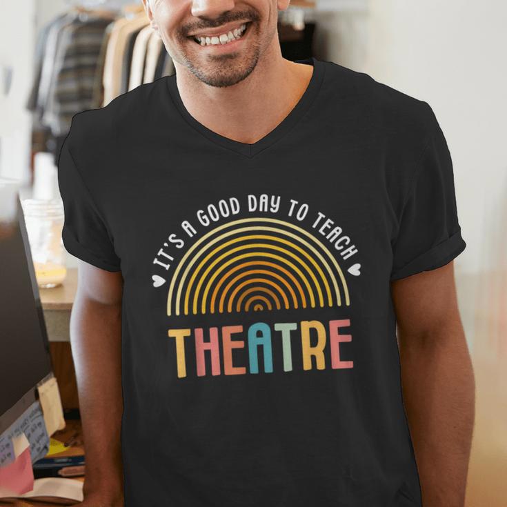 It's A Good Day To Teach Theatre Drama Club School Teacher Men's V-Neck T-Shirt, funny gift It's A Good Day To Teach Theatre Drama Club School Teacher Men's V-Neck T-Shirt, funny gift
