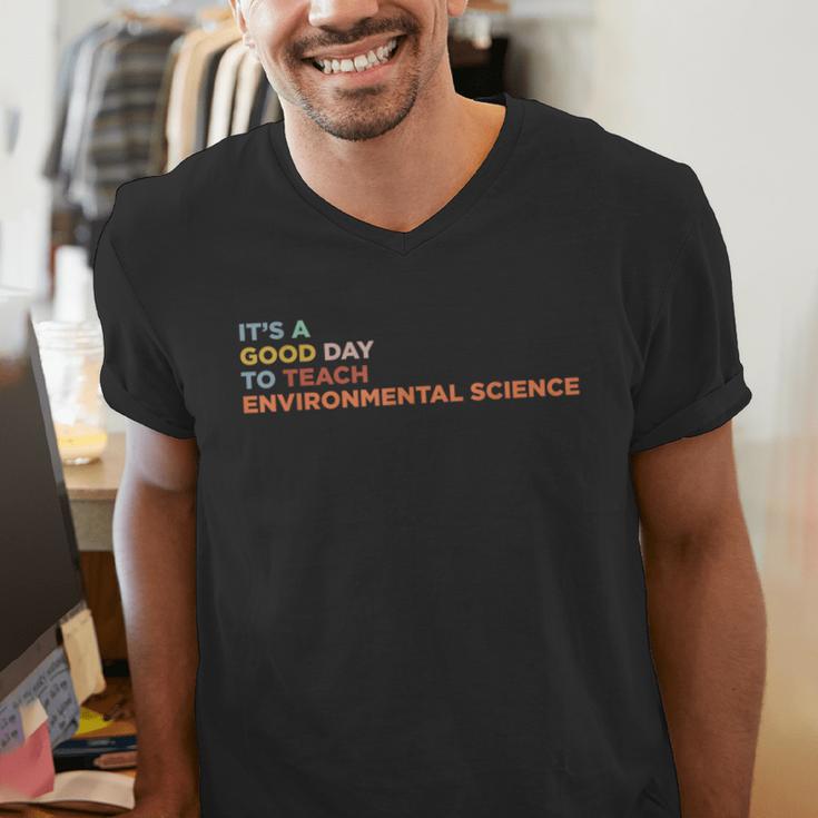 It's A Good Day To Teach Environmental Science Teacher Men's V-Neck T-Shirt, Science Teacher Shirts, funny gift It's A Good Day To Teach Environmental Science Teacher Men's V-Neck T-Shirt, Science Teacher Shirts, funny gift