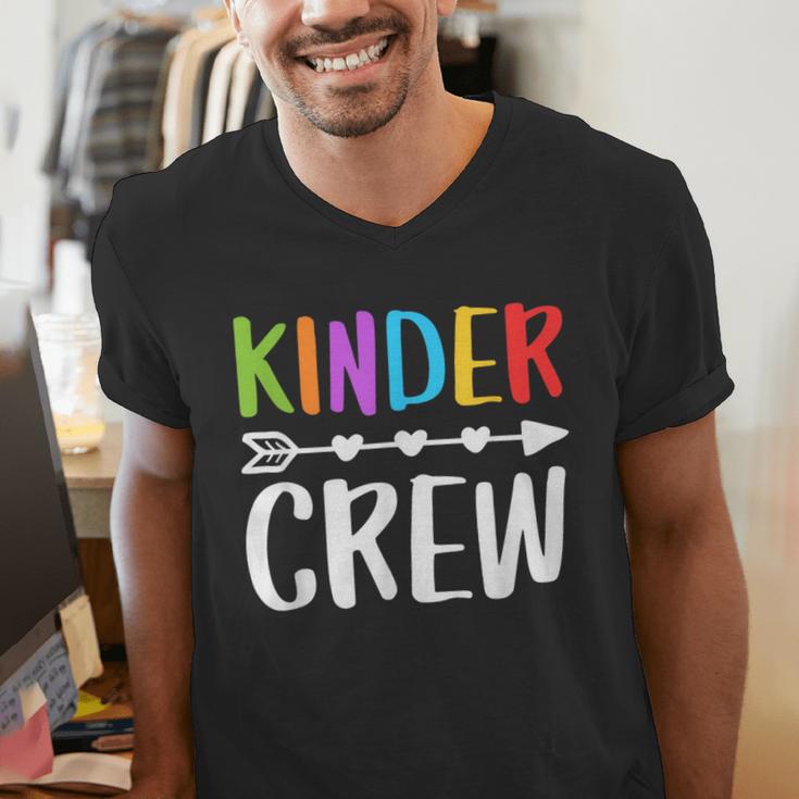 Kinder Crew Shirt Kindergarten Boy Girl Student Teacher Men's V-Neck T-Shirt, funny gift Kinder Crew Shirt Kindergarten Boy Girl Student Teacher Men's V-Neck T-Shirt, funny gift