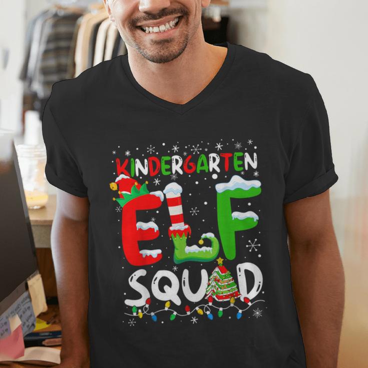 Kindergarten ELF Squad Christmas ELF Student Teacher Men Women Kids Men's V-Neck T-Shirt, funny gift Kindergarten ELF Squad Christmas ELF Student Teacher Men Women Kids Men's V-Neck T-Shirt, funny gift
