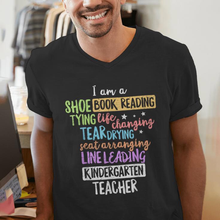 I Am A Kindergarten Teacher Shirt Creative Men's V-Neck T-Shirt, funny gift I Am A Kindergarten Teacher Shirt Creative Men's V-Neck T-Shirt, funny gift