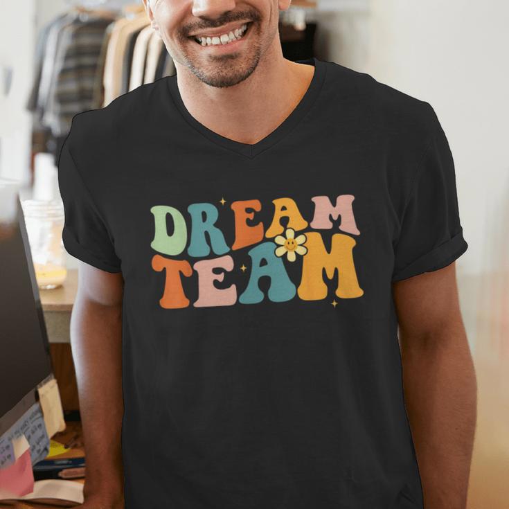 Last Day Of School Back To School Dream-Team Teacher Kids Men's V-Neck T-Shirt, funny gift Last Day Of School Back To School Dream-Team Teacher Kids Men's V-Neck T-Shirt, funny gift