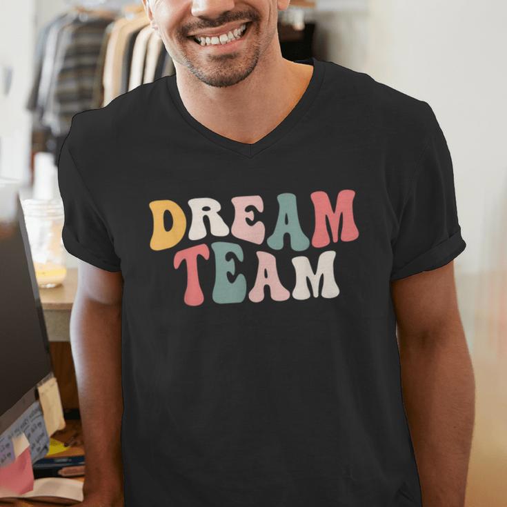 Last Day Of School Back To School Dream Team Teacher Kids Men's V-Neck T-Shirt, funny gift Last Day Of School Back To School Dream Team Teacher Kids Men's V-Neck T-Shirt, funny gift
