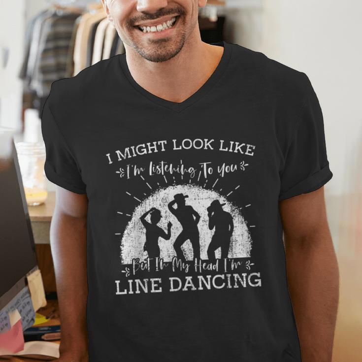 Line Dancing Choreographer Dance Teacher Group Performer Men Women Girls Kids Men's V-Neck T-Shirt, funny gift Line Dancing Choreographer Dance Teacher Group Performer Men Women Girls Kids Men's V-Neck T-Shirt, funny gift