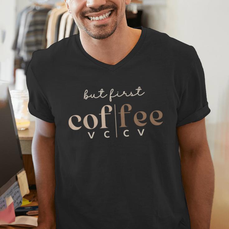 Literacy Science Of Reading Phonics Teacher Linguist Coffee Men's V-Neck T-Shirt, Science Teacher Shirts, funny gift Literacy Science Of Reading Phonics Teacher Linguist Coffee Men's V-Neck T-Shirt, Science Teacher Shirts, funny gift