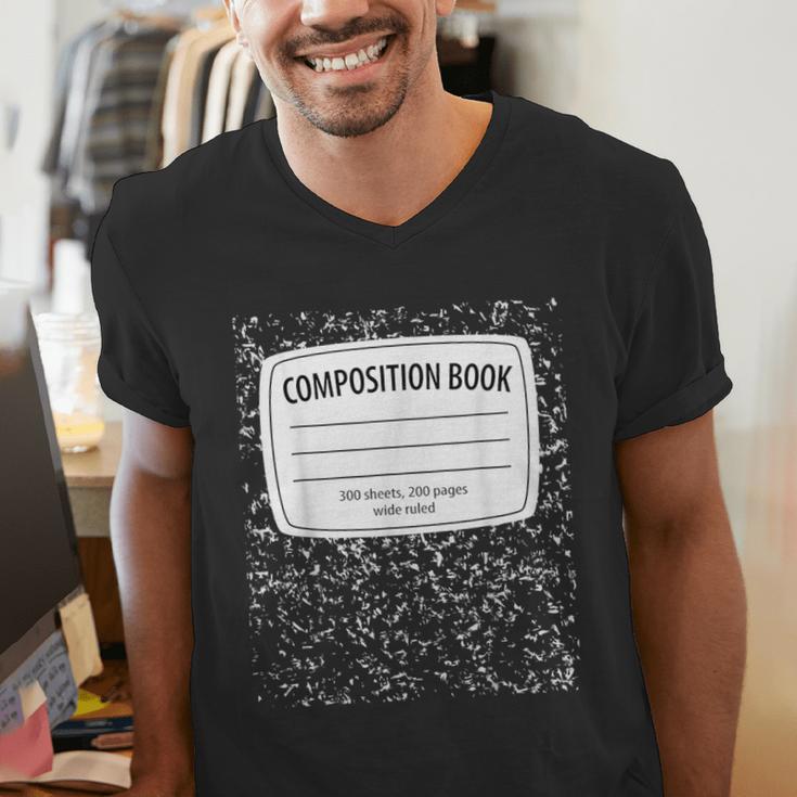 Matching Group Halloween Costume For Teachers Men's V-Neck T-Shirt, funny gift