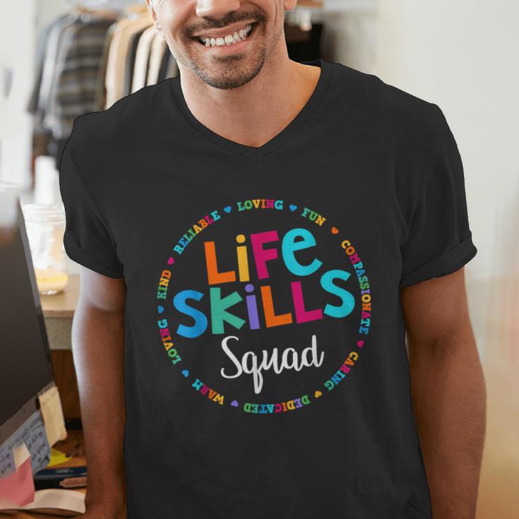 Matching Life Skills Squad Teacher Special Ed SPED Team Crew Men's V-Neck T-Shirt, funny gift Matching Life Skills Squad Teacher Special Ed SPED Team Crew Men's V-Neck T-Shirt, funny gift