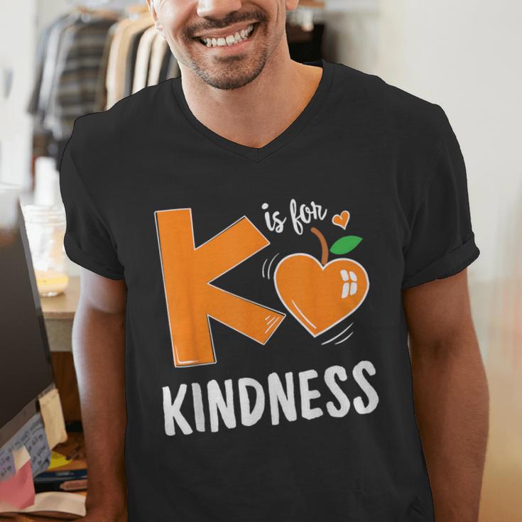 Matching Unity Day Orange Teacher Kindness Antibulliyng 2023 For Men Women Kids Men's V-Neck T-Shirt, funny gift Matching Unity Day Orange Teacher Kindness Antibulliyng 2023 For Men Women Kids Men's V-Neck T-Shirt, funny gift