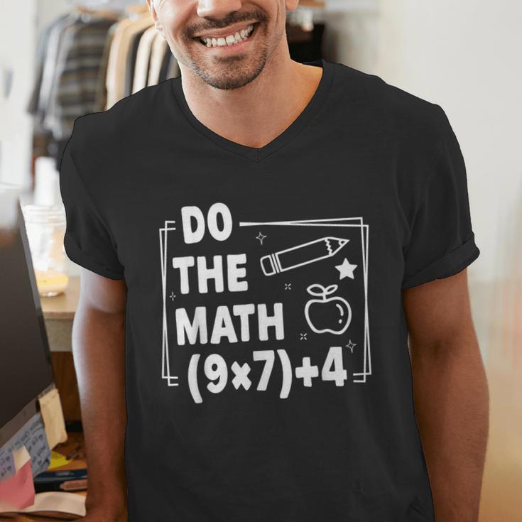 Do The Math 67 Meme PEMDAS Elementary Teacher Joke Men's V-Neck T-Shirt, funny gift Do The Math 67 Meme PEMDAS Elementary Teacher Joke Men's V-Neck T-Shirt, funny gift