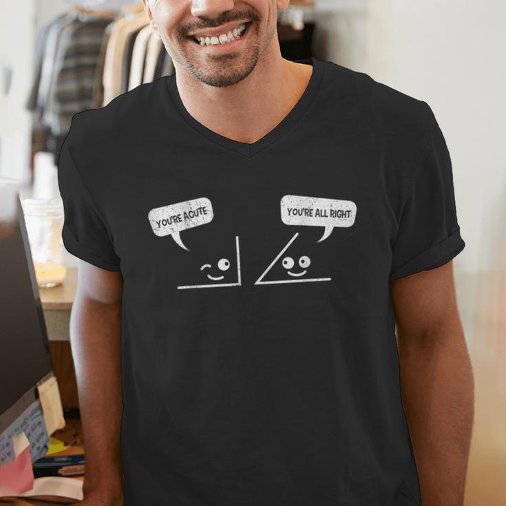 Math Saying You Are Acute Algebra Maths Teacher For Men Women Men's V-Neck T-Shirt, funny gift Math Saying You Are Acute Algebra Maths Teacher For Men Women Men's V-Neck T-Shirt, funny gift