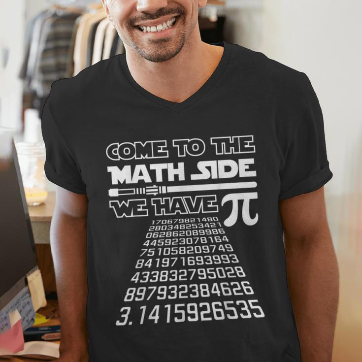 Come To The Math Side We Have Pie Shirt Pi Day Teacher Men's V-Neck T-Shirt, funny gift Come To The Math Side We Have Pie Shirt Pi Day Teacher Men's V-Neck T-Shirt, funny gift