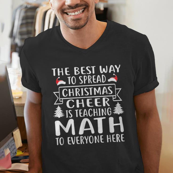 Math Teacher Christmas Mathematics Teacher Men's V-Neck T-Shirt, funny gift Math Teacher Christmas Mathematics Teacher Men's V-Neck T-Shirt, funny gift