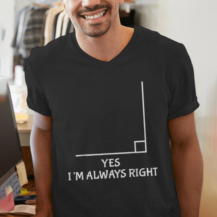 Math Teacher Joke Men Women Fun Best Math Quotes Men's V-Neck T-Shirt, funny gift
