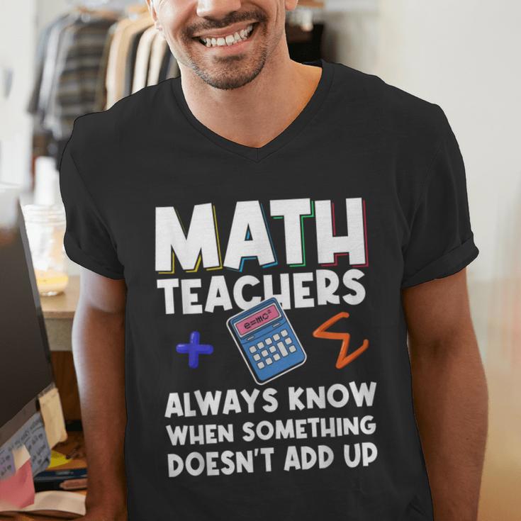 Mathematics Teachers Math Teacher For Men Women Men's V-Neck T-Shirt, funny gift Mathematics Teachers Math Teacher For Men Women Men's V-Neck T-Shirt, funny gift