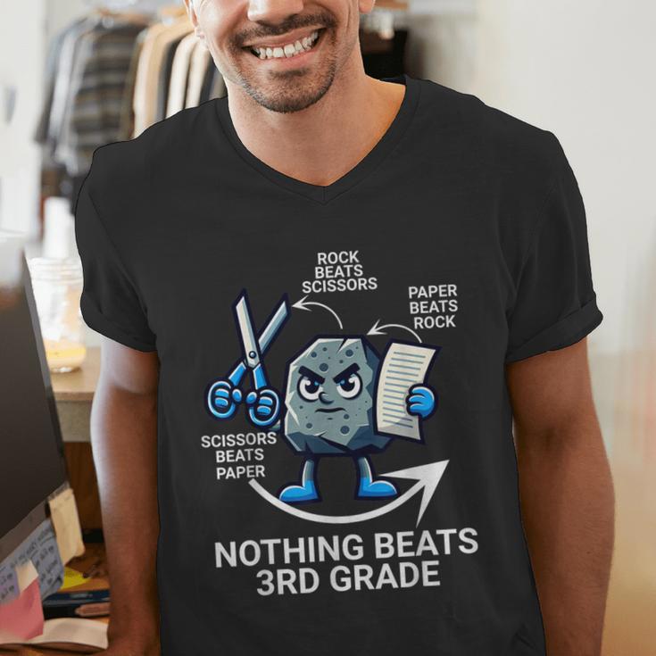 Nothing Beats 3rd Grade Back To School Kids Teachers Men's V-Neck T-Shirt, funny gift Nothing Beats 3rd Grade Back To School Kids Teachers Men's V-Neck T-Shirt, funny gift