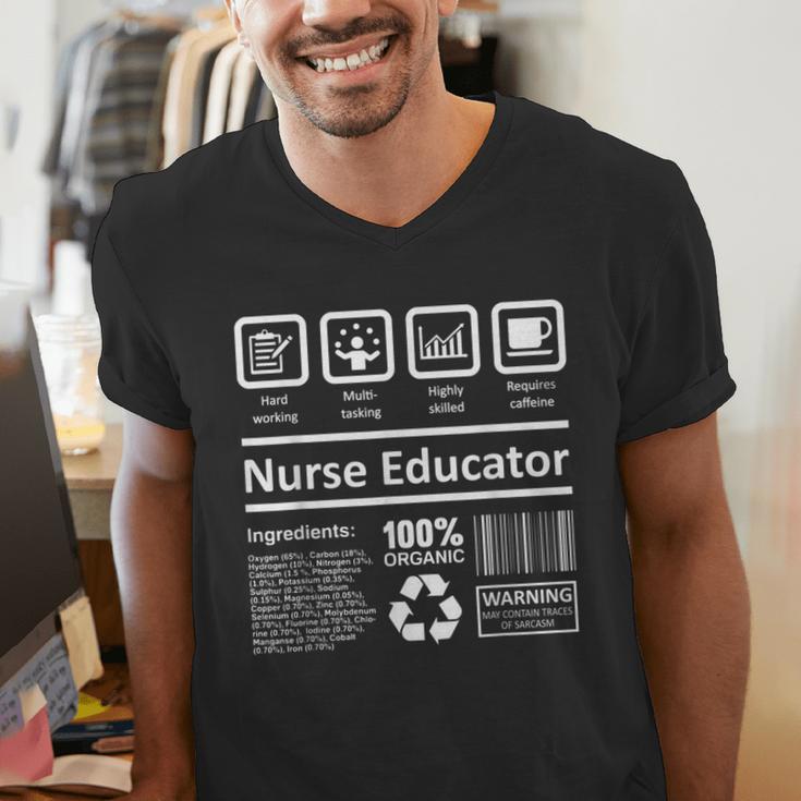 Nurse Educator Shirt Men Women Nursing Instructor Teacher Men's V-Neck T-Shirt, funny gift