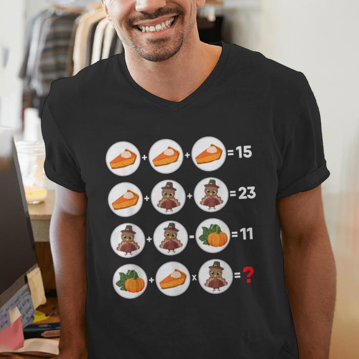 Order Of Operations Math Quiz Game Teacher Thanksgiving Men's V-Neck T-Shirt, funny gift Order Of Operations Math Quiz Game Teacher Thanksgiving Men's V-Neck T-Shirt, funny gift