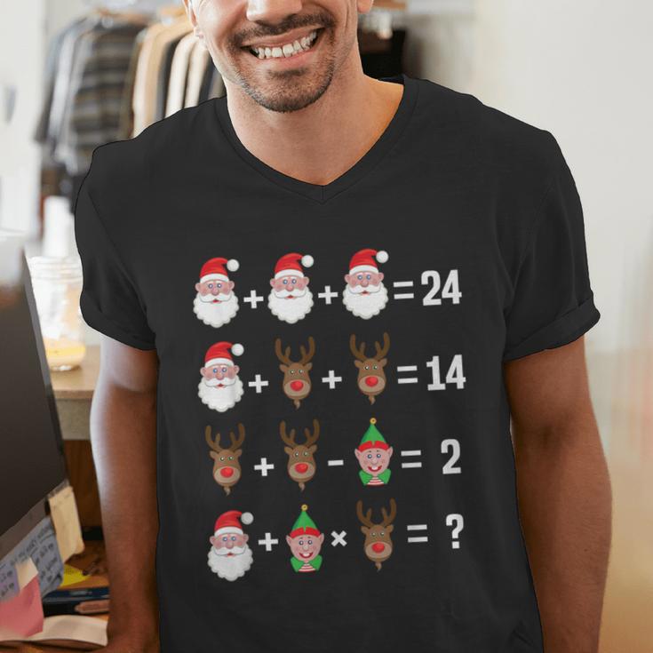 Order Of Operations Math Teacher Christmas Men's V-Neck T-Shirt, funny gift