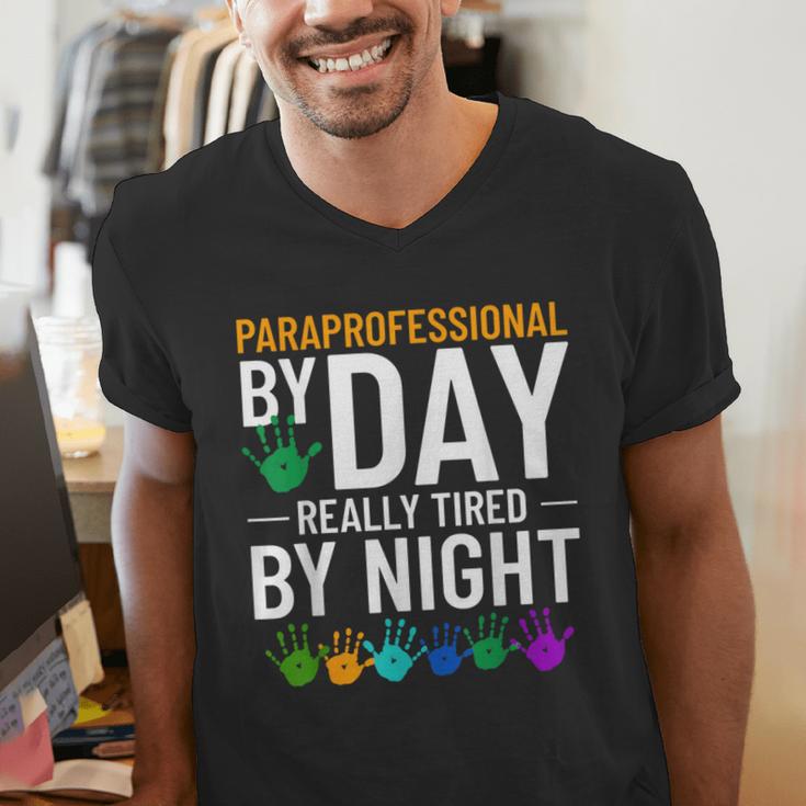 Paraprofessional Educator Teacher Para Classroom Assistant Men's V-Neck T-Shirt, funny gift Paraprofessional Educator Teacher Para Classroom Assistant Men's V-Neck T-Shirt, funny gift