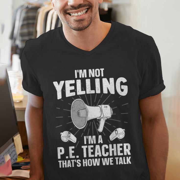 PE Teacher Art For Men Women Gym Teacher Physical Education Men's V-Neck T-Shirt, Pe Teacher Shirts, funny gift