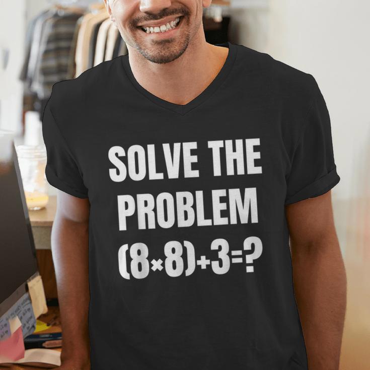 PEMDAS Math Problem 67 Meme Elementary Teacher Joke Men's V-Neck T-Shirt, funny gift PEMDAS Math Problem 67 Meme Elementary Teacher Joke Men's V-Neck T-Shirt, funny gift
