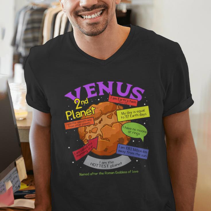 Perfect Planets Teachers Shirts Venus For Solar System Men's V-Neck T-Shirt, funny gift
