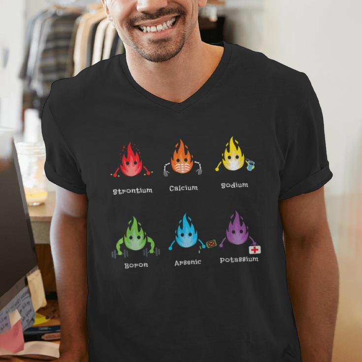 Periodic Elements Chemistry Lovers Science Teacher Men's V-Neck T-Shirt, Science Teacher Shirts, funny gift