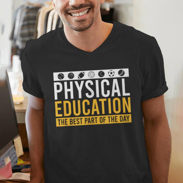 Physical Education Best Part Of The Day Phys Ed Teacher Men's V-Neck T-Shirt, funny gift Physical Education Best Part Of The Day Phys Ed Teacher Men's V-Neck T-Shirt, funny gift
