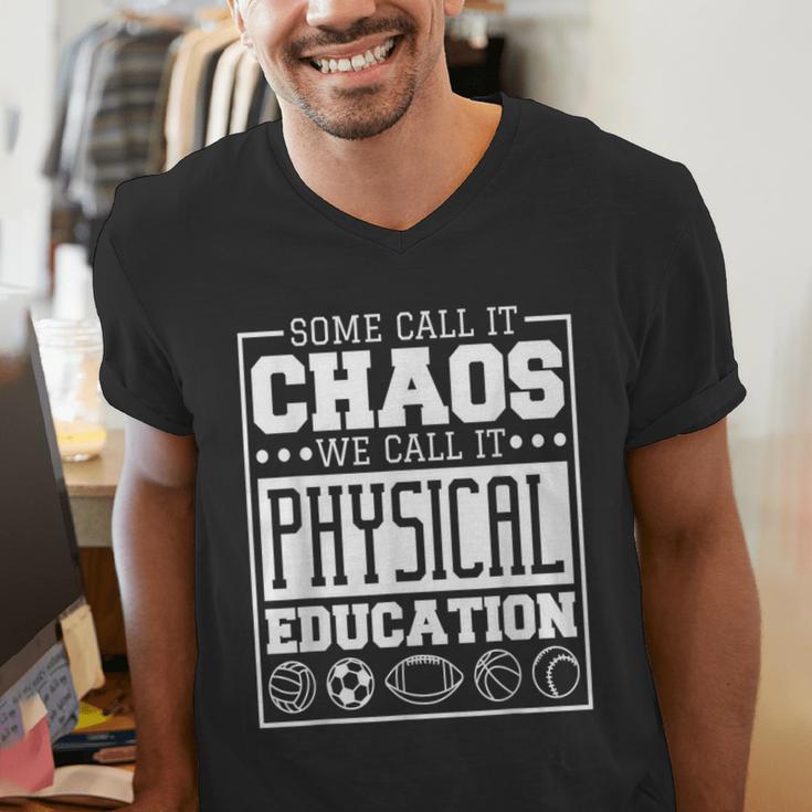 Physical Education s For Pe Teachers And Students Men's V-Neck T-Shirt, Pe Teacher Shirts, funny gift