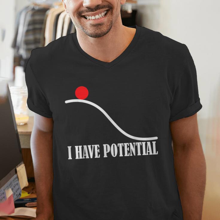 Physics I Have Potential Energy Physics Teacher Men's V-Neck T-Shirt, funny gift Physics I Have Potential Energy Physics Teacher Men's V-Neck T-Shirt, funny gift