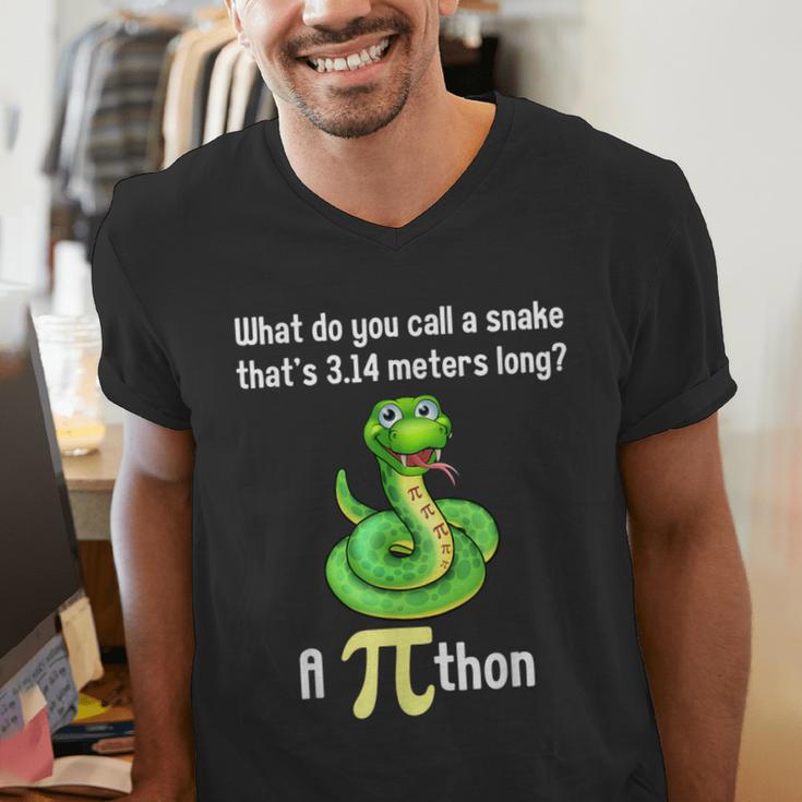 Pi Day Puns Pithon Math Teacher Jokes Women Men Kids Men's V-Neck T-Shirt, funny gift Pi Day Puns Pithon Math Teacher Jokes Women Men Kids Men's V-Neck T-Shirt, funny gift
