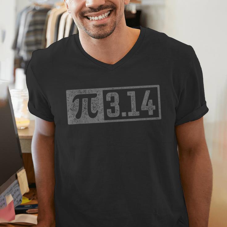 Pi Shirt For Teacher Vintage 314 Pi Digits Happy Pi Day Men's V-Neck T-Shirt, funny gift Pi Shirt For Teacher Vintage 314 Pi Digits Happy Pi Day Men's V-Neck T-Shirt, funny gift