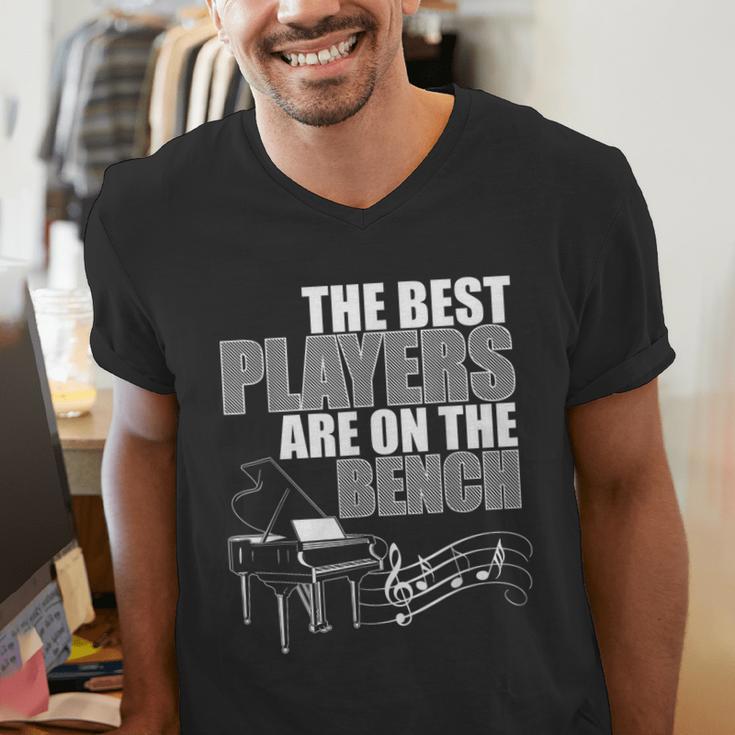 Piano Art For Men Women Pianist Piano Teacher Piano Player Men's V-Neck T-Shirt, funny gift